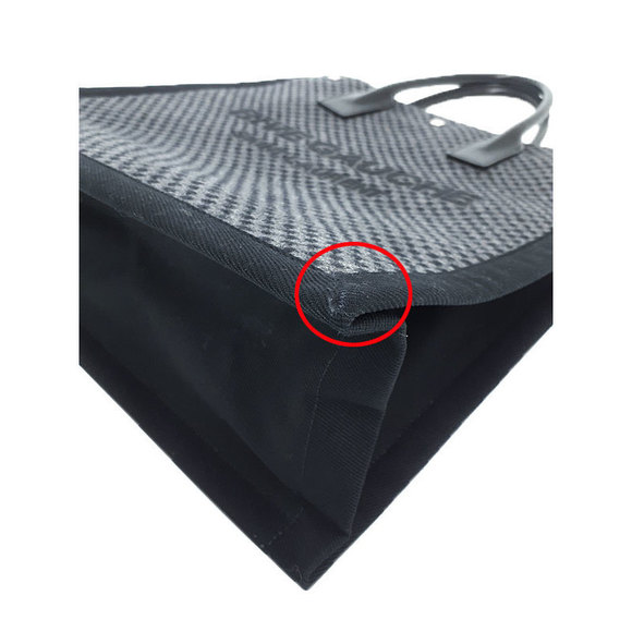 Saint Laurent Paris Cava Rive Tote Bag Black Grey - Picture 7 of 9